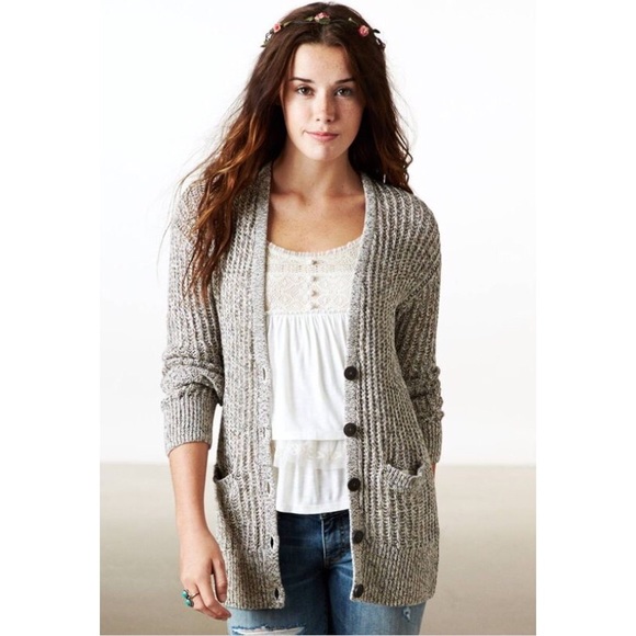 american eagle knit cardigan